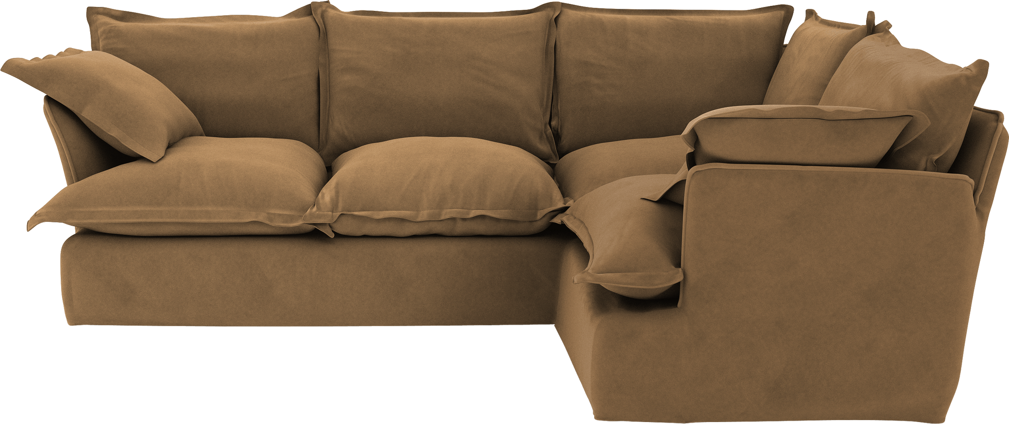 Fawn  Velvet Song 2X3M Corner Sofa Additional Cover