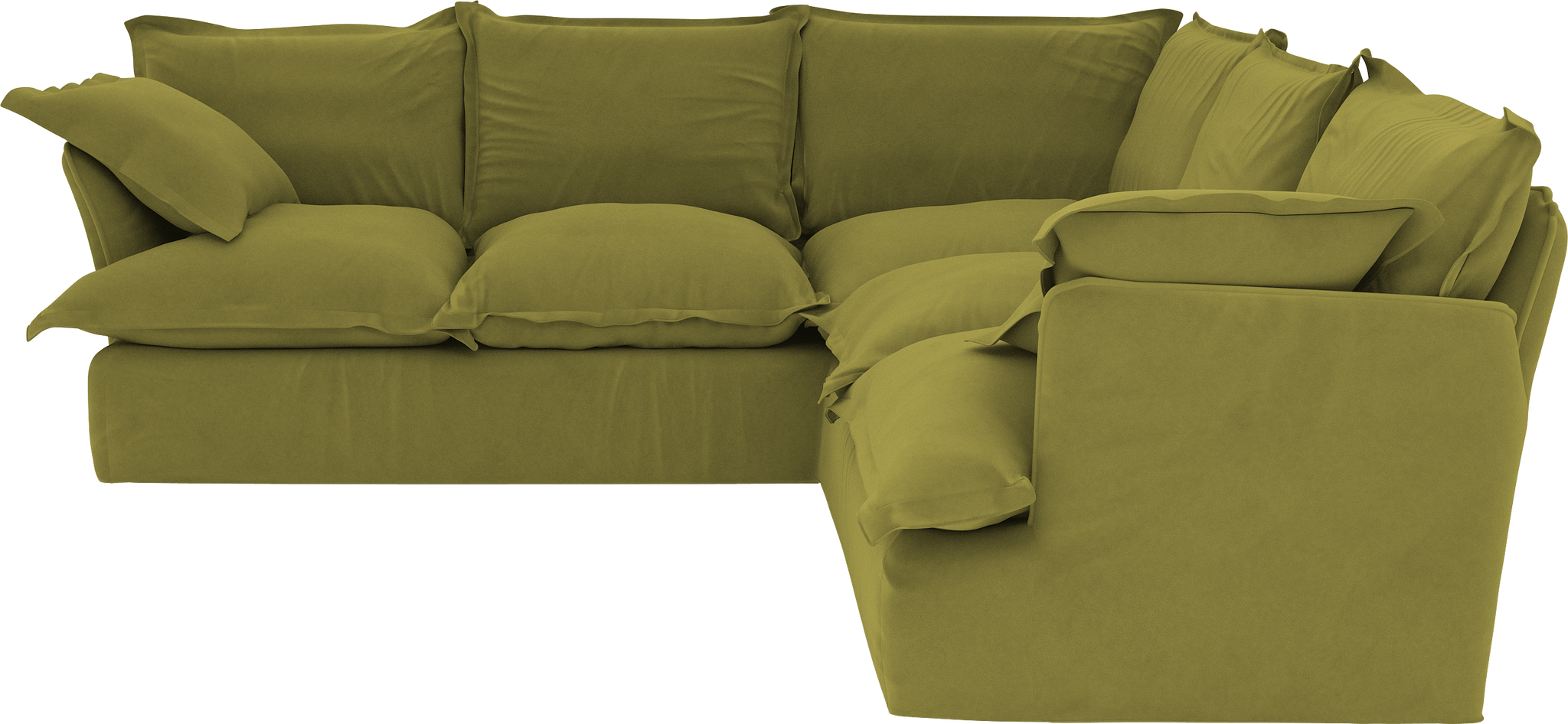 Avocado  Velvet Song 3X3M Corner Sofa Additional Cover