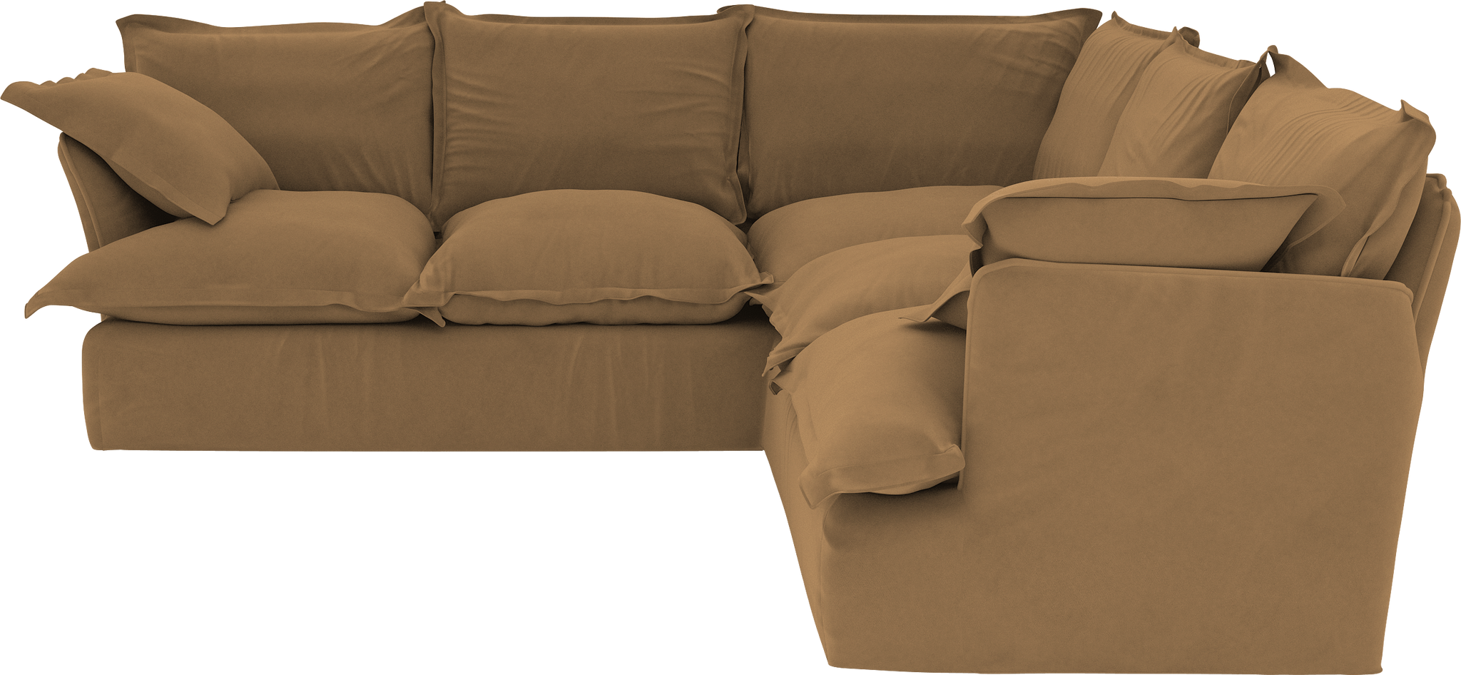 Fawn  Velvet Song 3X3M Corner Sofa Additional Cover