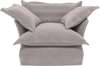 Grey Velvet Song Armchair Additional Cover