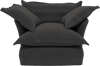 Slate Velvet Song Armchair Additional Cover