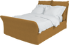 Umber  Linen Song King Bed Additional Cover