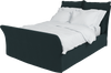 Teal  Velvet Song King Bed Additional Cover