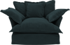 Teal Velvet Song Love Seat Additional Cover