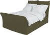 Cardamon  Linen Song Double Bed Additional Cover