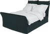 Teal  Velvet Song Double Bed Additional Cover