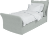 Duckegg  Linen Song Single Bed Additional Cover